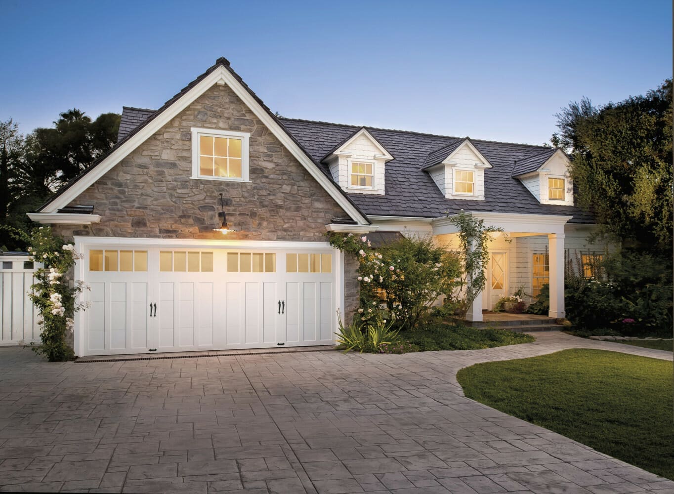 Contemporary garage doors near me in Orange County and San Diego