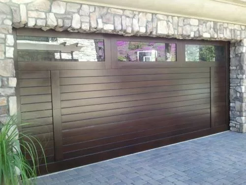 Wood Painted Garage Door