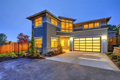 Are garage doors with windows more expensive